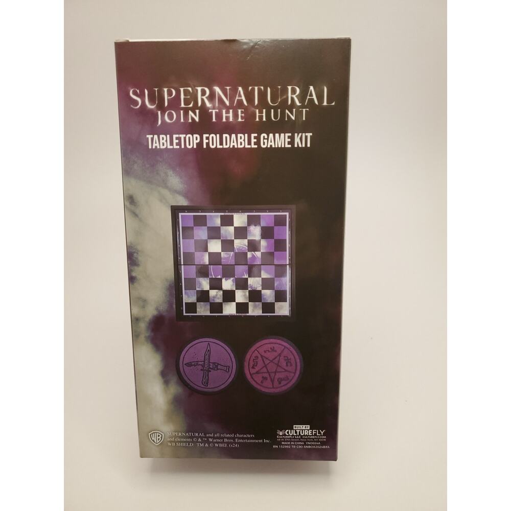 Supernatural CultureFly Exclusive Tabletop Foldable Game Kit (Checkers)